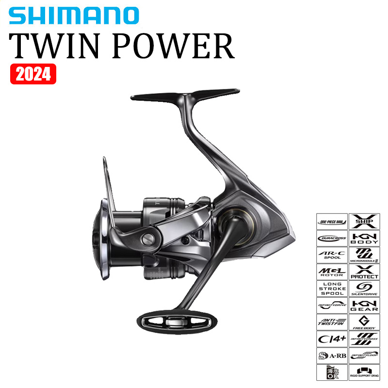 SHIMANO 2024 TWINPOWER Seawate - đánh giá và giá Shimano Reel Sienna