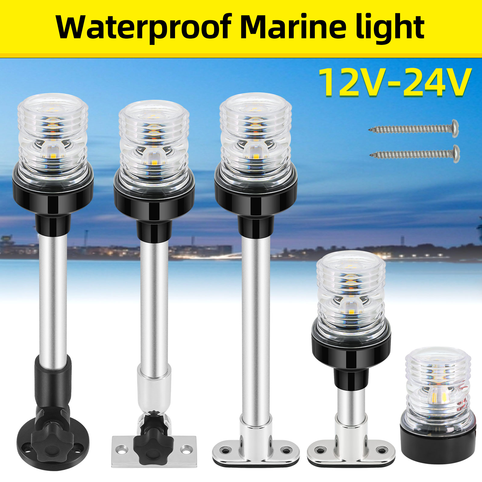 6/12inch LED Fold Yacht Naviga - đánh giá và giá Fishing Boat Paddle