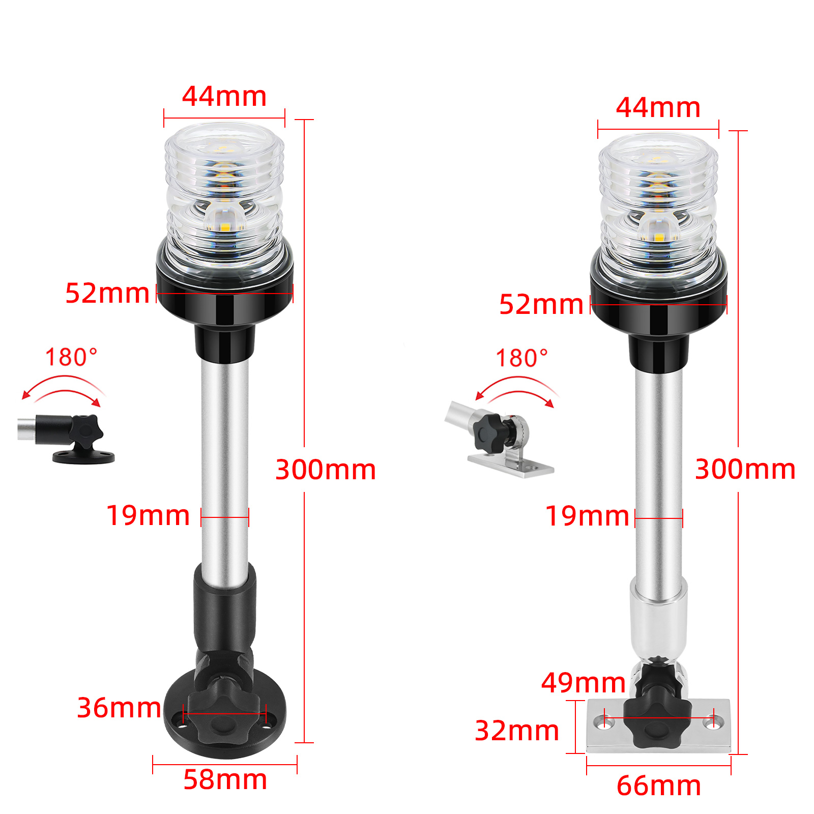 6/12inch LED Fold Yacht Naviga - đánh giá và giá Fishing Boat Paddle