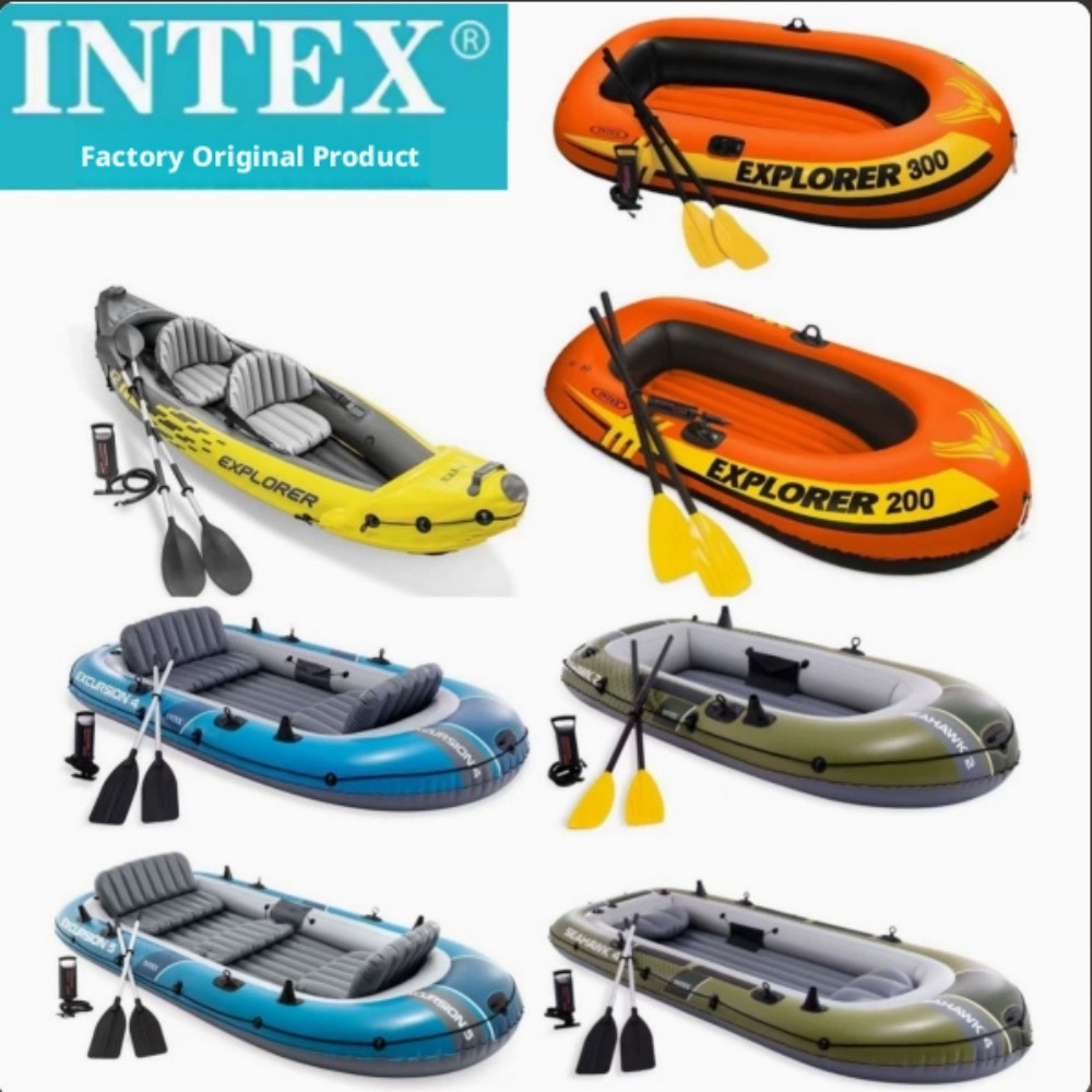 2-person 4-person thick kayak, - đánh giá và giá Fishing Boat Inflatable