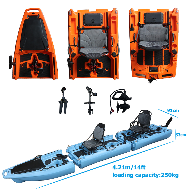 14FT 2 Person Detachable  Peda - đánh giá và giá Fishing Boat Seat