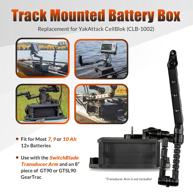 Track Mounted Battery Box for  - đánh giá và giá Fishing Boat Steering Wheel