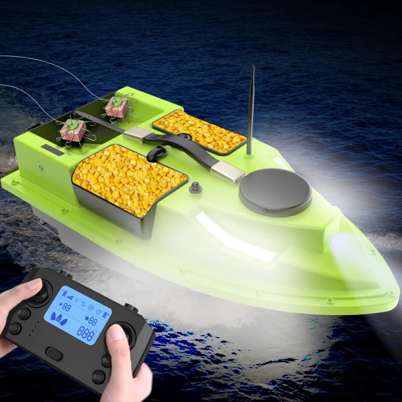 D19 GPS RC Bait Boat 600M 4 Ho - đánh giá và giá Fishing Boat Gps